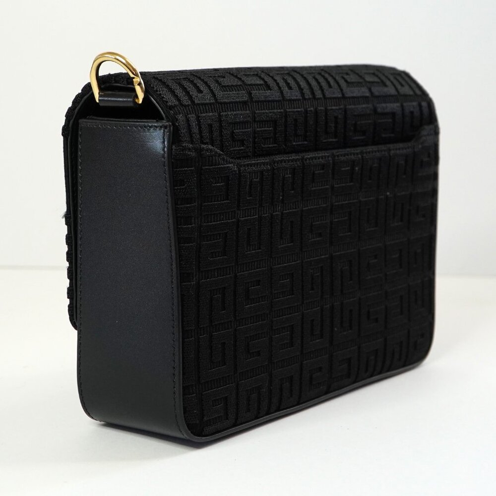 Givenchy Medium 4G Bag in 4G Embroidered Canvas with Chain - Picture 10 of 14